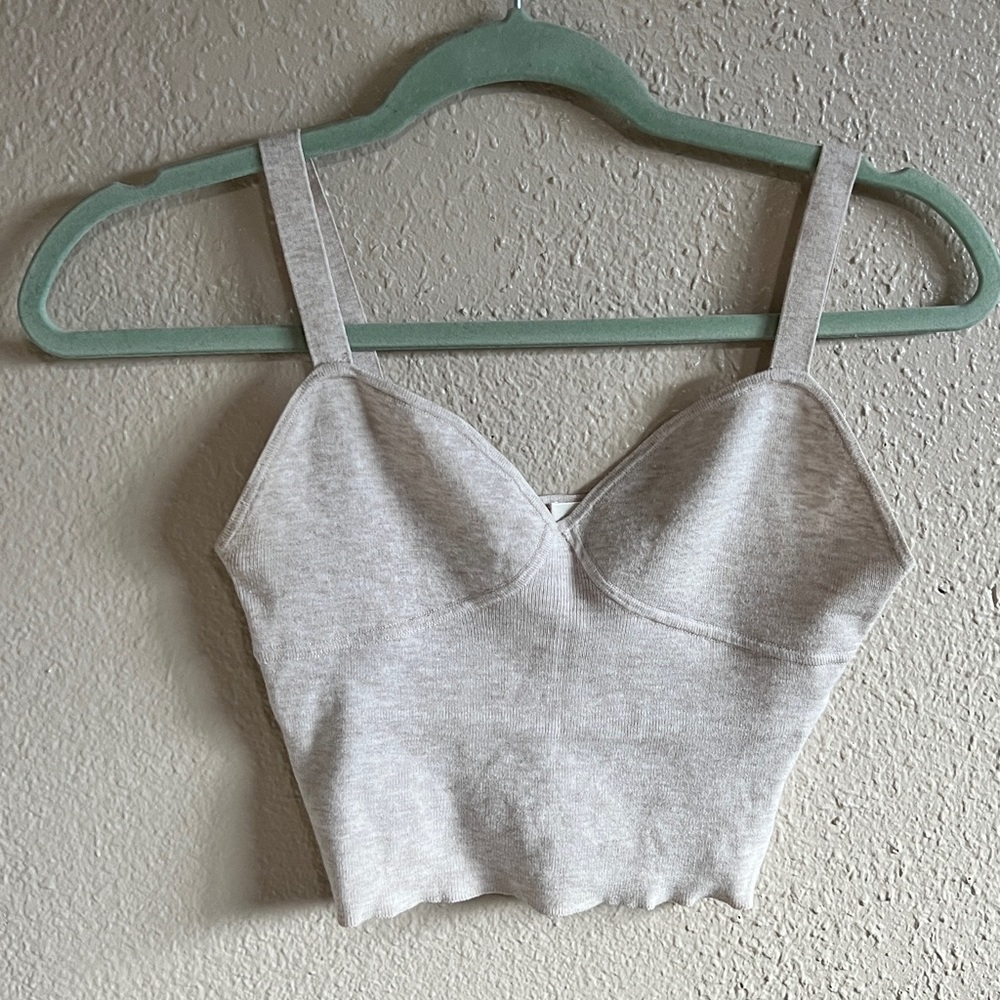 Aritzia Wilfred Crop Sweater Tank